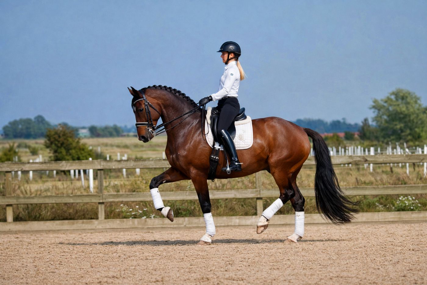 Training at Dalhem Farms, Sweden